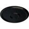 Ekena Millwork Odessa Bead & Barrel Ceiling Medallion (Fits Canopies up to 5"), 19 3/4"OD x 1 3/8"P, Jet Black CM20ODBLF - alternate 3